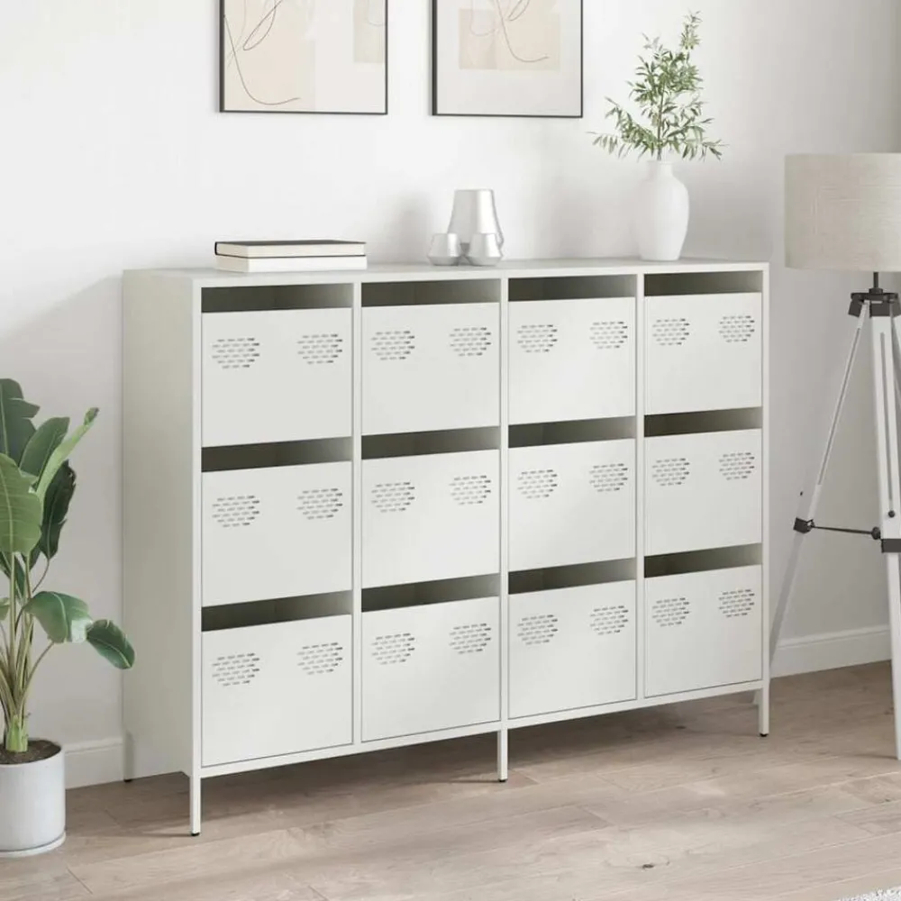 Dressoir 135x39x103,5 cm koudgewalst staal>vidaXL Sale