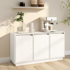 Dressoir 111x34x60 cm massief grenenhout>vidaXL New