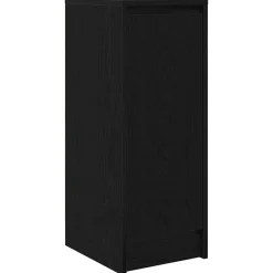 Kasten & Opbergmeubelen*vidaXL Dressoir 29,5x34x76 cm spaanplaat kleurig Zwart eiken