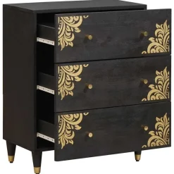 Dressoir 60 x 33 x 75 cm Massief Mango Hout>vidaXL Discount