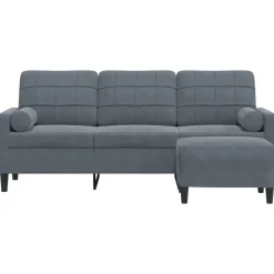 Driezitsbank met voetenbank 180 cm fluweel><noscript><img width=