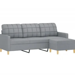 Driezitsbank met voetenbank 180 cm stof><noscript><img width=