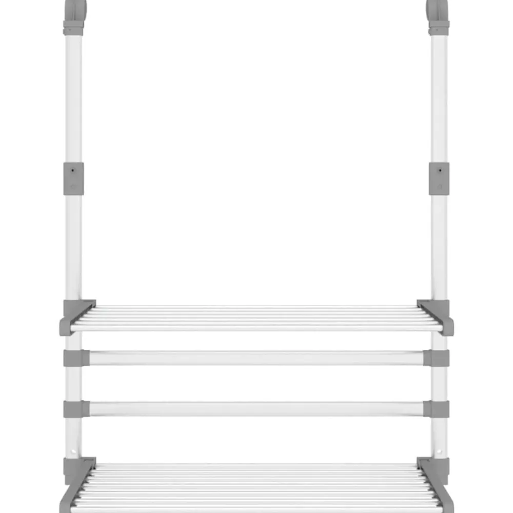 Huishoudelijke Benodigdheden*vidaXL Droogrek voor balkon 54x25x42 cm aluminium