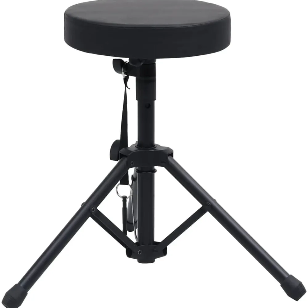 Drumkruk verstelbaar rond zwart>vidaXL New