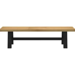 Eetbank NOAIN A-vormige poten 180x40x45 cm massief hout><noscript><img width=