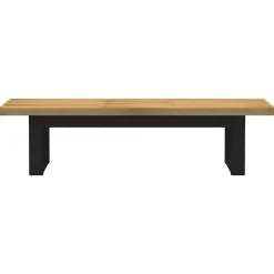 Eetbank NOAIN U-vormige poten 180x40x45 cm massief hout><noscript><img width=