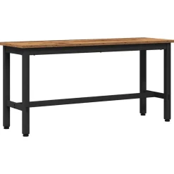 Eetbank Oudhout 100 x 32,5 x 48,5 cm Engineered hout en staal>vidaXL Sale