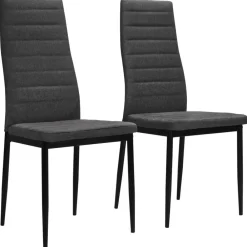Eetkamerstoelen 2 st stof>vidaXL New
