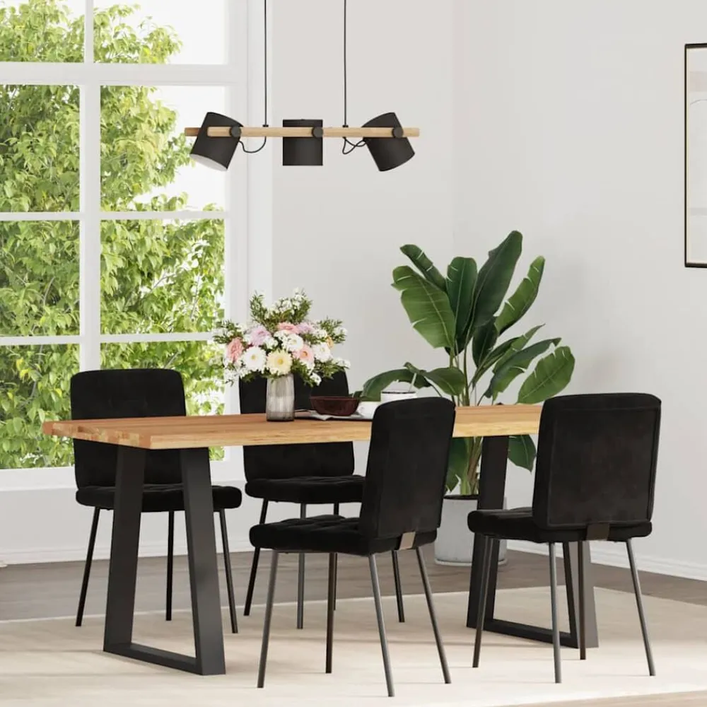 Eetkamerstoelen 4 st fluweel>vidaXL New