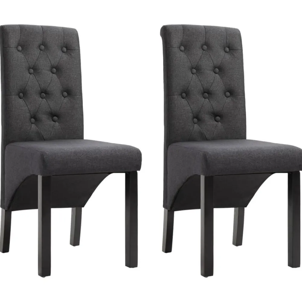 Eetkamerstoelen 2 st stof>vidaXL New