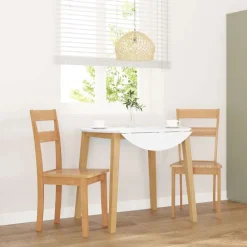 Eetkamerstoelen 2 st massief hout rubber>vidaXL Best
