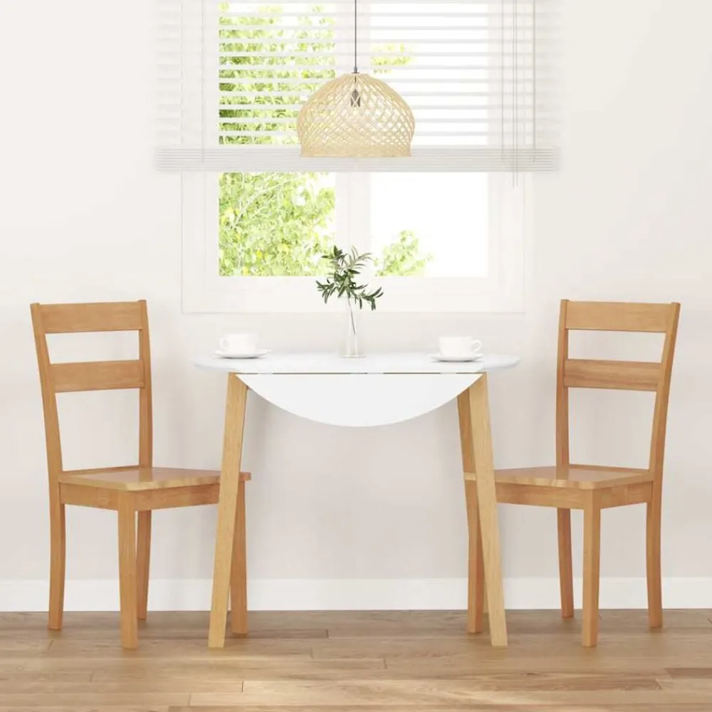 Eetkamerstoelen 2 st massief hout rubber>vidaXL Best