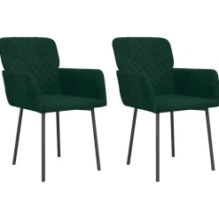 Eetkamerstoelen 2 st fluweel>vidaXL Outlet