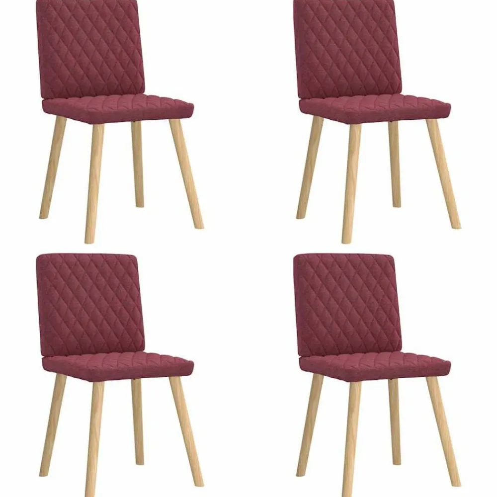 Eetkamerstoelen 4 st stof>vidaXL Best