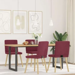Eetkamerstoelen 4 st stof>vidaXL Best