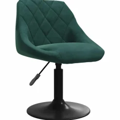 Eetkamerstoelen draaibaar 2 st fluweel><noscript><img width=