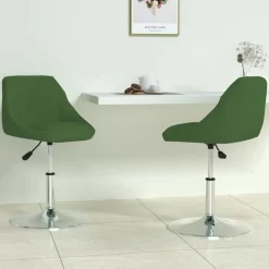 Eetkamerstoelen draaibaar 2 st fluweel>vidaXL New