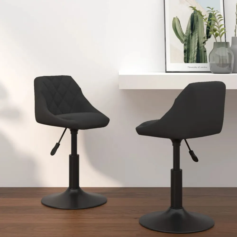 Eetkamerstoelen draaibaar 2 st fluweel>vidaXL Sale