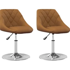 Eetkamerstoelen draaibaar 2 st fluweel>vidaXL Online
