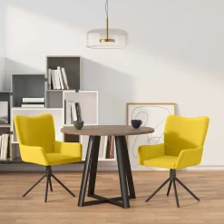 Eetkamerstoelen draaibaar 2 st fluweel>vidaXL Hot