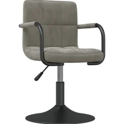 Eetkamerstoelen draaibaar 2 st fluweel><noscript><img width=