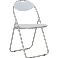 Eetkamerstoelen inklapbaar 4 st kunstleer wit>vidaXL Clearance