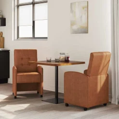 Eetkamerstoelen met Wieltjes 2 pcs 58 x 67 x 97 cm><noscript><img width=
