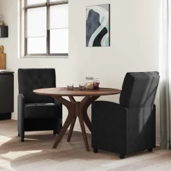 Eetkamerstoelen met Wieltjes 2 pcs 58 x 67 x 97 cm><noscript><img width=
