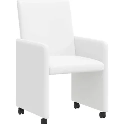 Eetkamerstoelen met Wieltjes 2 pcs 57 x 66 x 94 cm>vidaXL Online