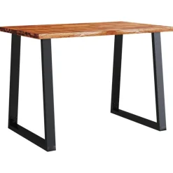 Eettafel met natuurlijke rand 110x70x75 cm massief acaciahout>vidaXL Best