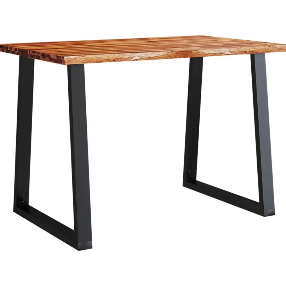 Eettafel met natuurlijke rand 110x70x75 cm massief acaciahout>vidaXL Best