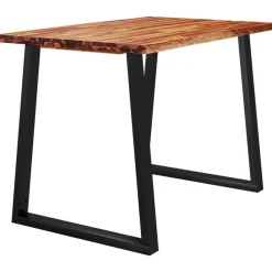 Eettafel met natuurlijke rand 110x70x75 cm massief acaciahout><noscript><img width=