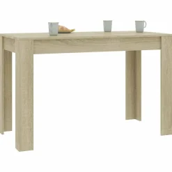 Eettafel 120x60x76 cm bewerkt hout kleurig><noscript><img width=
