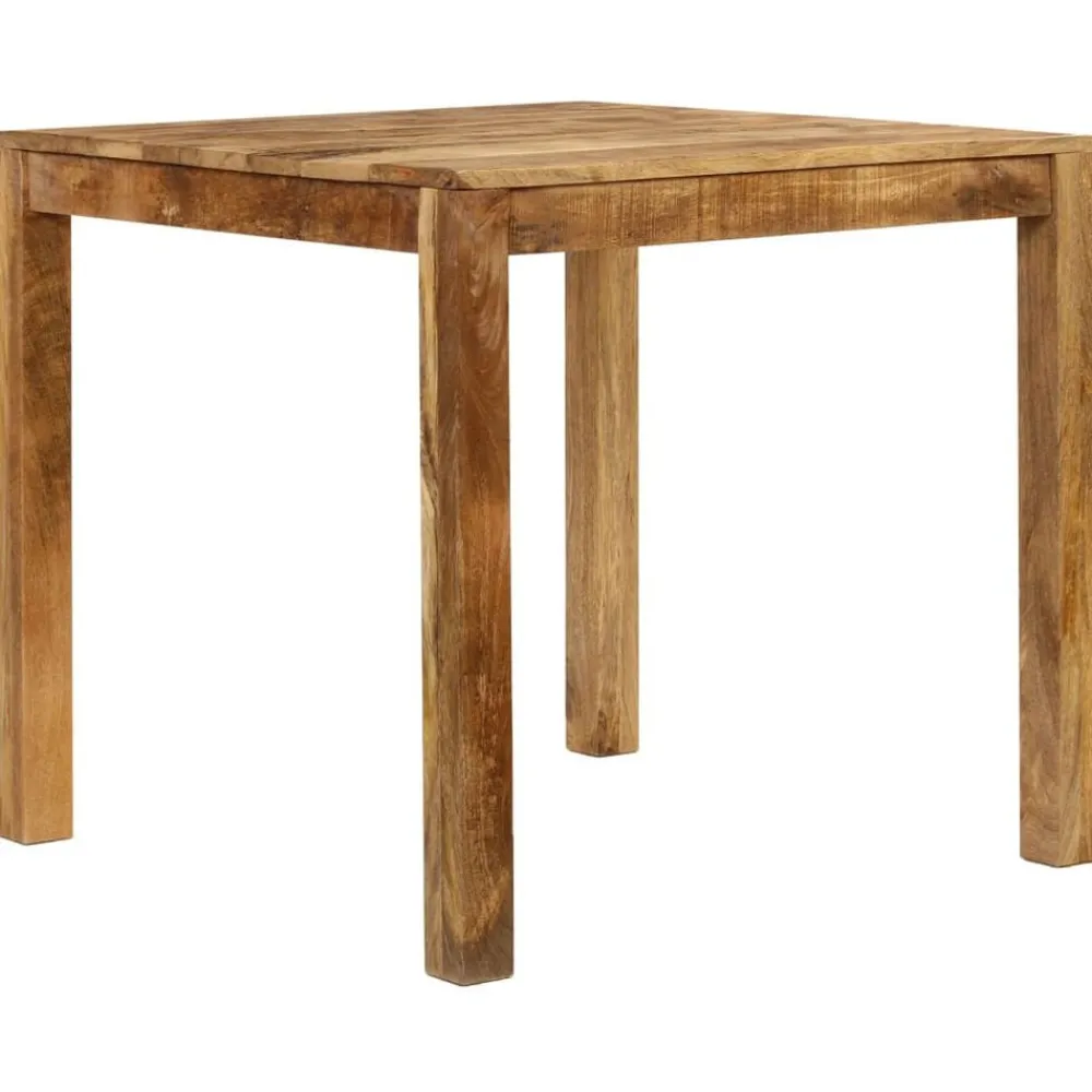 Eettafel 82x80x76 cm massief mangohout>vidaXL Outlet