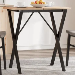 Tafelaccessoires*vidaXL Eettafelpoten X-frame 60x50x73 cm staal
