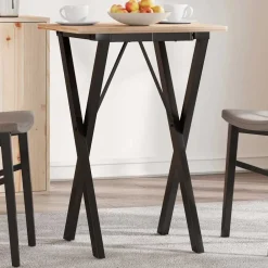 Tafelaccessoires*vidaXL Eettafelpoten X-frame 40x40x73 cm staal