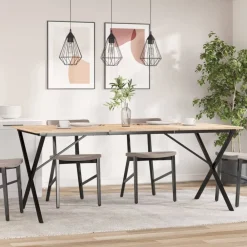 Eettafelpoten X-frame 160x80x73 cm staal><noscript><img width=