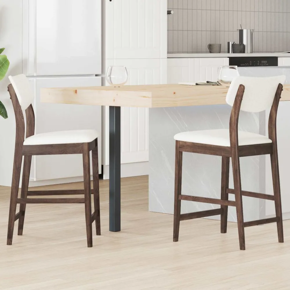 Eettafelstoelen 2 pcs Licht Bruin 48 x 49 x 95 cm>vidaXL Clearance