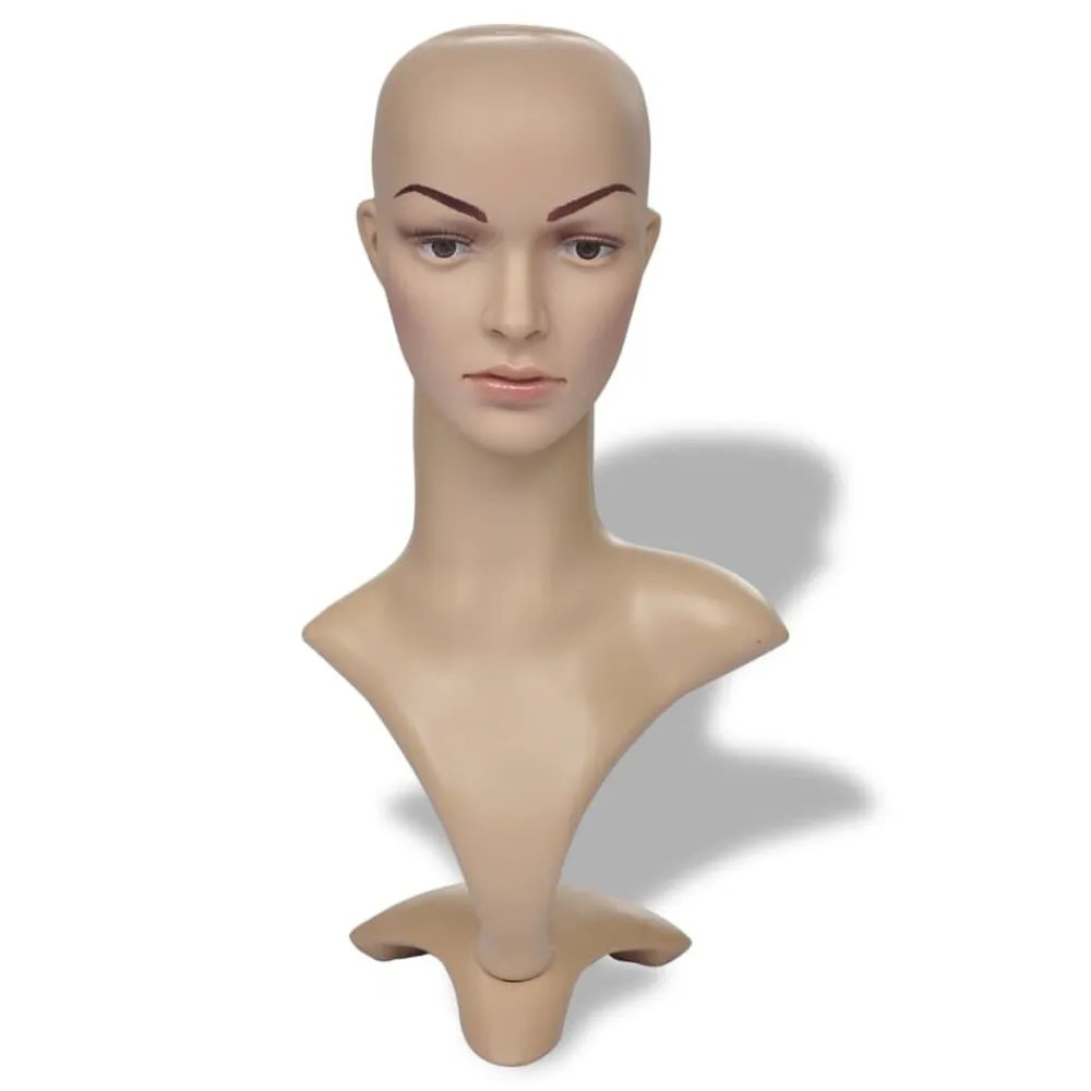 Etalagepop vrouw hoofd A>vidaXL Clearance