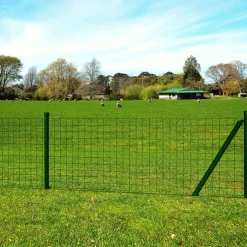 Euro hek 10x1,2 m staal groen>vidaXL