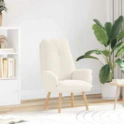 Fauteuil Crème 69 x 74 x 93 cm Sherpa Stof>vidaXL Discount