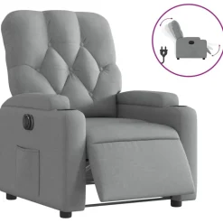 Fauteuil elektrisch verstelbaar stof>vidaXL Online