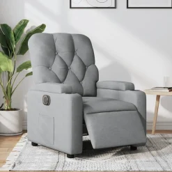Fauteuil elektrisch verstelbaar stof>vidaXL Online