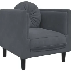 Fauteuil met kussens fluweel>vidaXL Hot