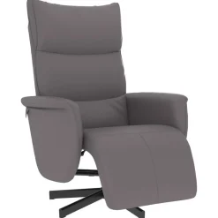 Fauteuil verstelbaar met voetensteun kunstleer>vidaXL Best