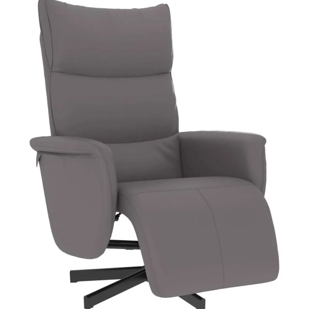 Fauteuil verstelbaar met voetensteun kunstleer>vidaXL Best