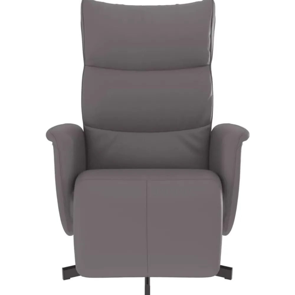 Fauteuil verstelbaar met voetensteun kunstleer>vidaXL Best