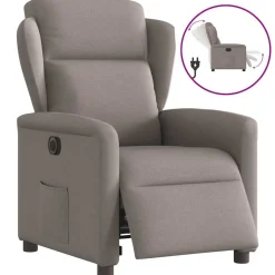 Fauteuil verstelbaar elektrisch stof>vidaXL New