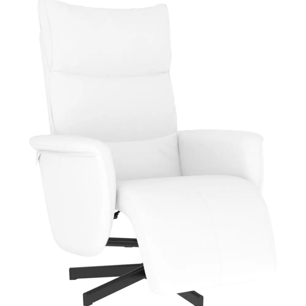 Fauteuil verstelbaar met voetensteun kunstleer>vidaXL Hot