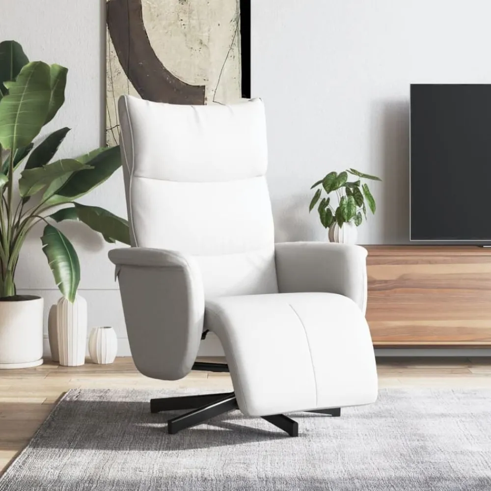 Fauteuil verstelbaar met voetensteun kunstleer>vidaXL Hot